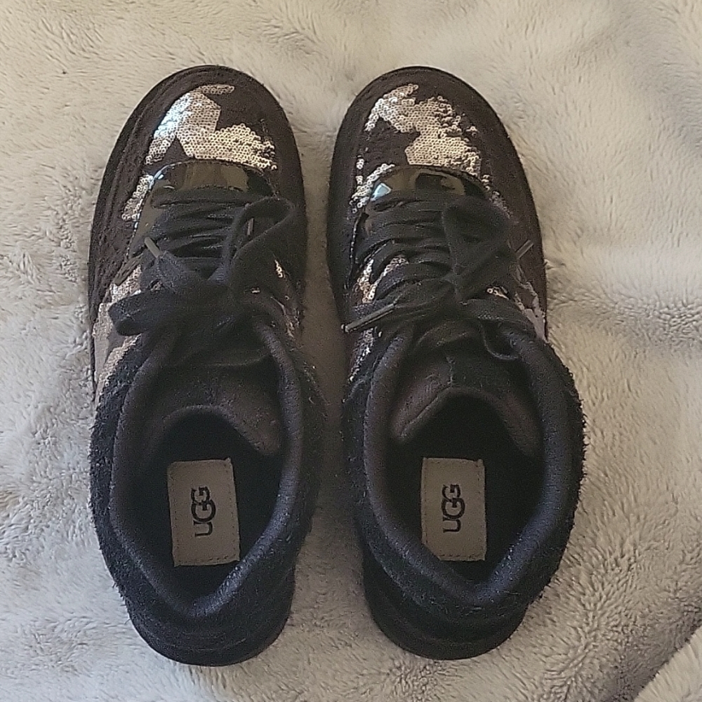 Ugg Highland Distressed Sequin Star Sneakers